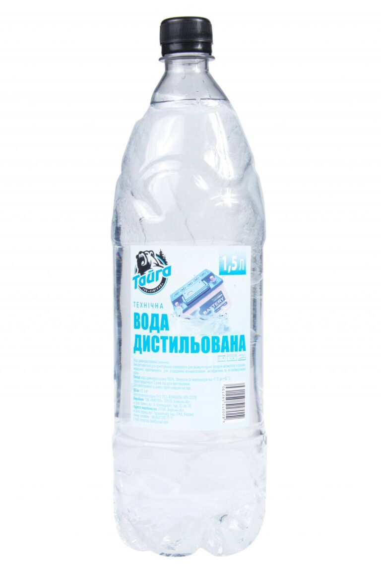 Вода дистильована Тайга 1