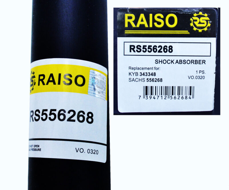 Амортизатор задний Raiso (Швеция) Skoda Octavia Tour (1U2) Шкода Октавия Тур Raiso RS556268 - Зображення 2