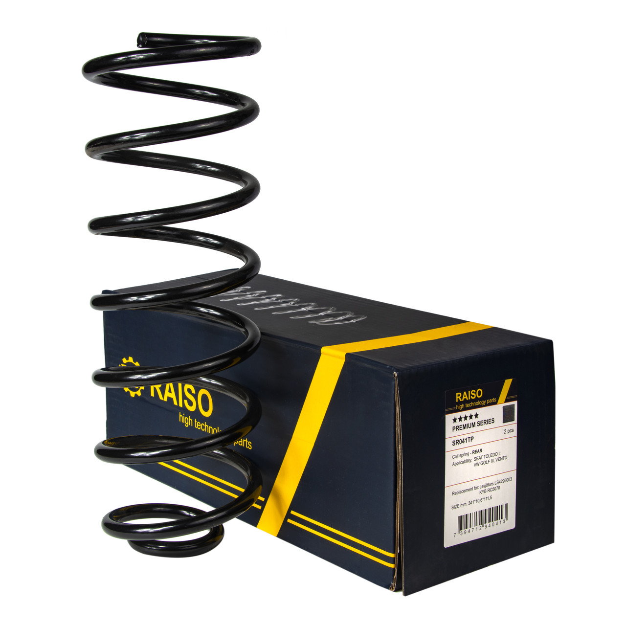 пружина гольф 3 Пружина задняя Raiso(Швеция) Volkswagen Jetta 2