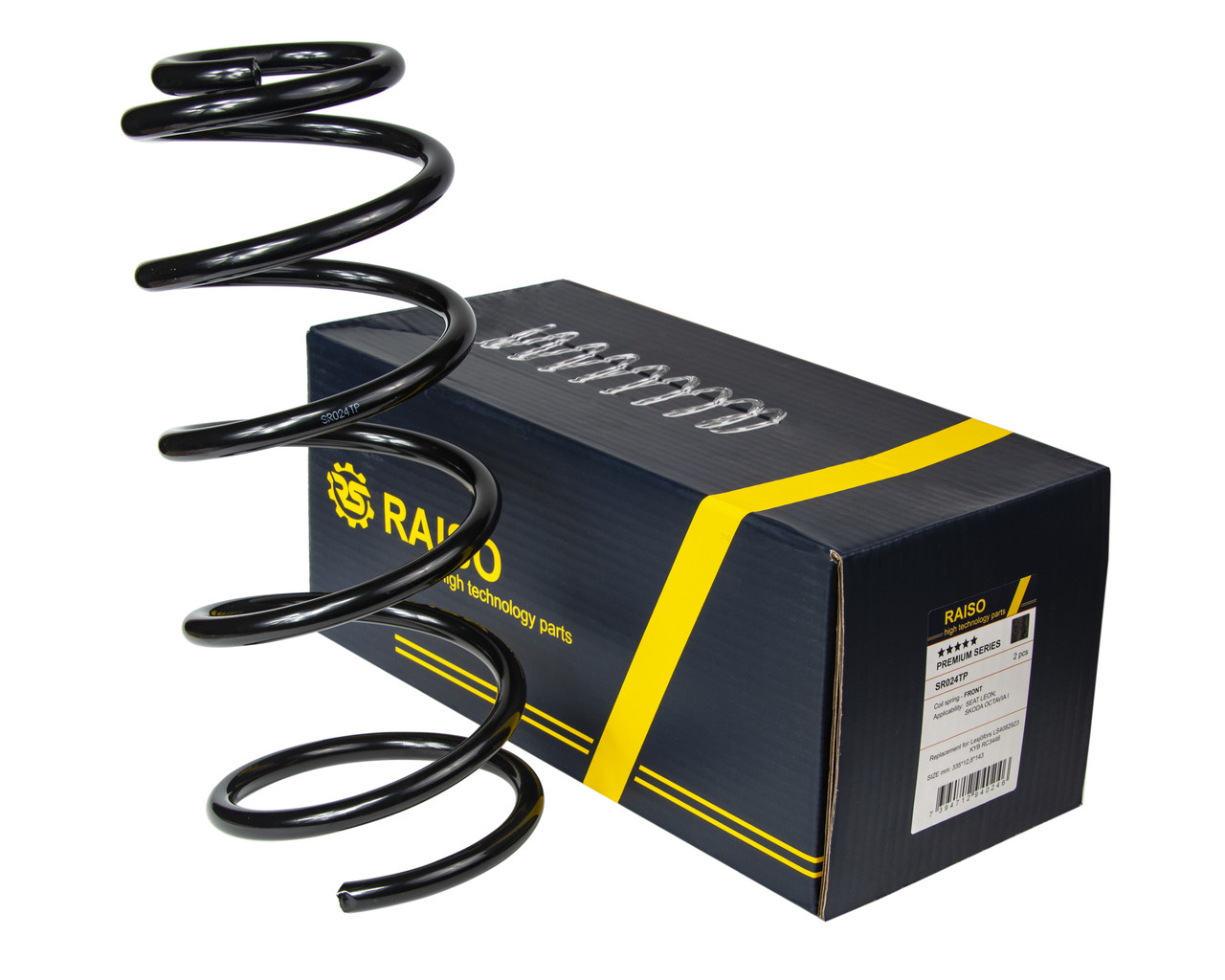 пружини передні фольксваген гольф 4 Пружина передняя Raiso (Швеция) Golf IV Гольф 4 97-2005