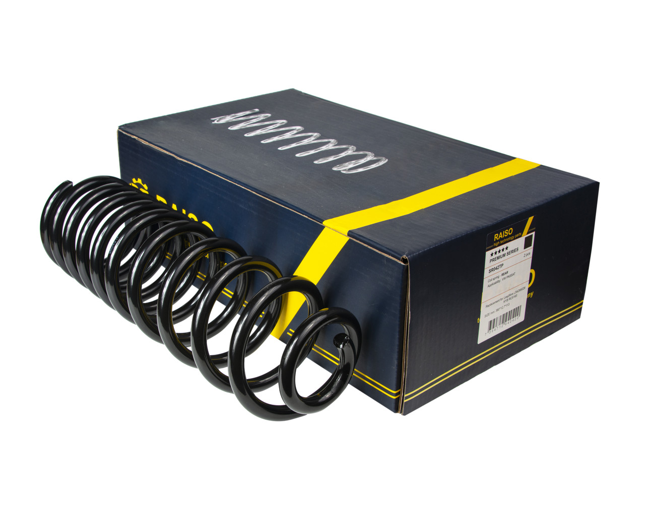 пружина задня пассат б3 Пружина задняя Raiso (Швеция) Volkswagen Passat B3 (универсал)