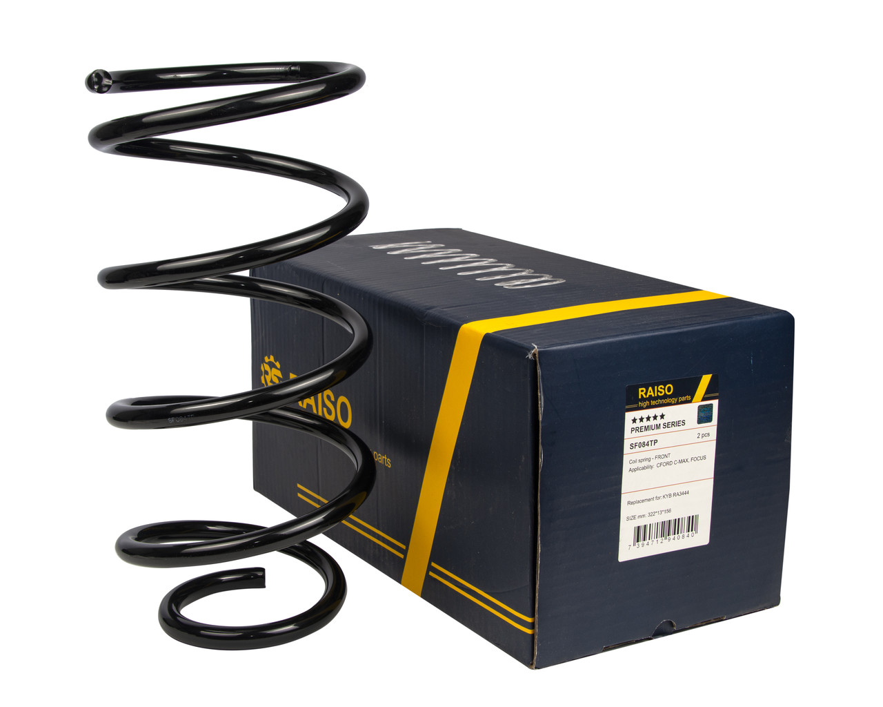 пружини передні форд фокус Пружина передняя Raiso (Швеция) Ford Focus III/C-Max II/ Форд Фокус 3/Ц-Макс 2 2010-2015 -