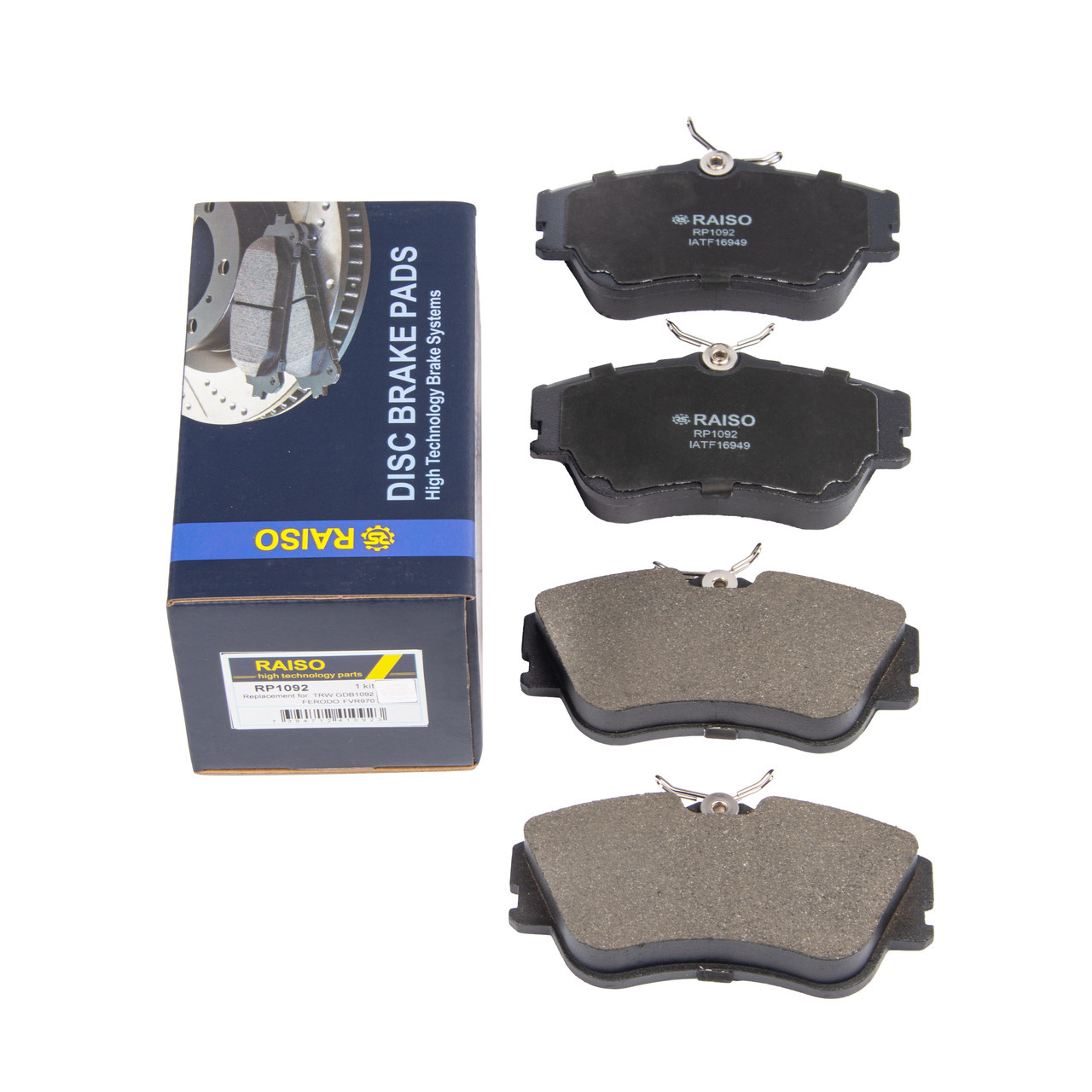 колодки T4 Колодки тормозные передние Raiso(Швеция) Volkswagen T4