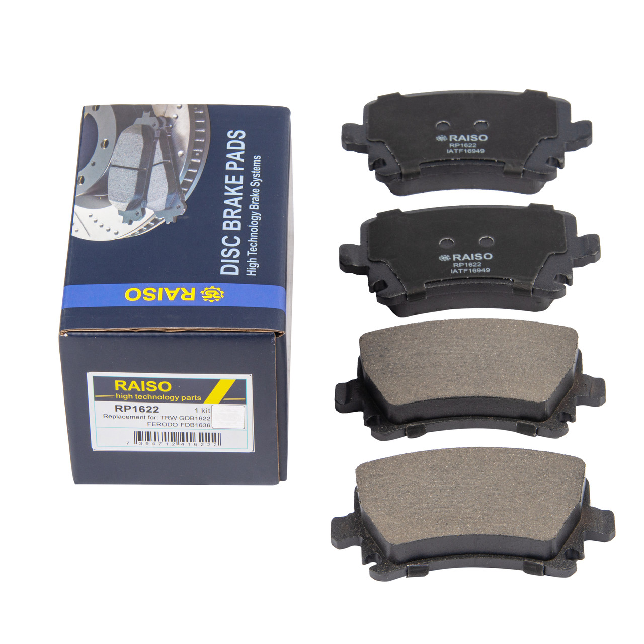 колодки audi a4 Колодки тормозные задние Raiso(Швеция) Audi A4