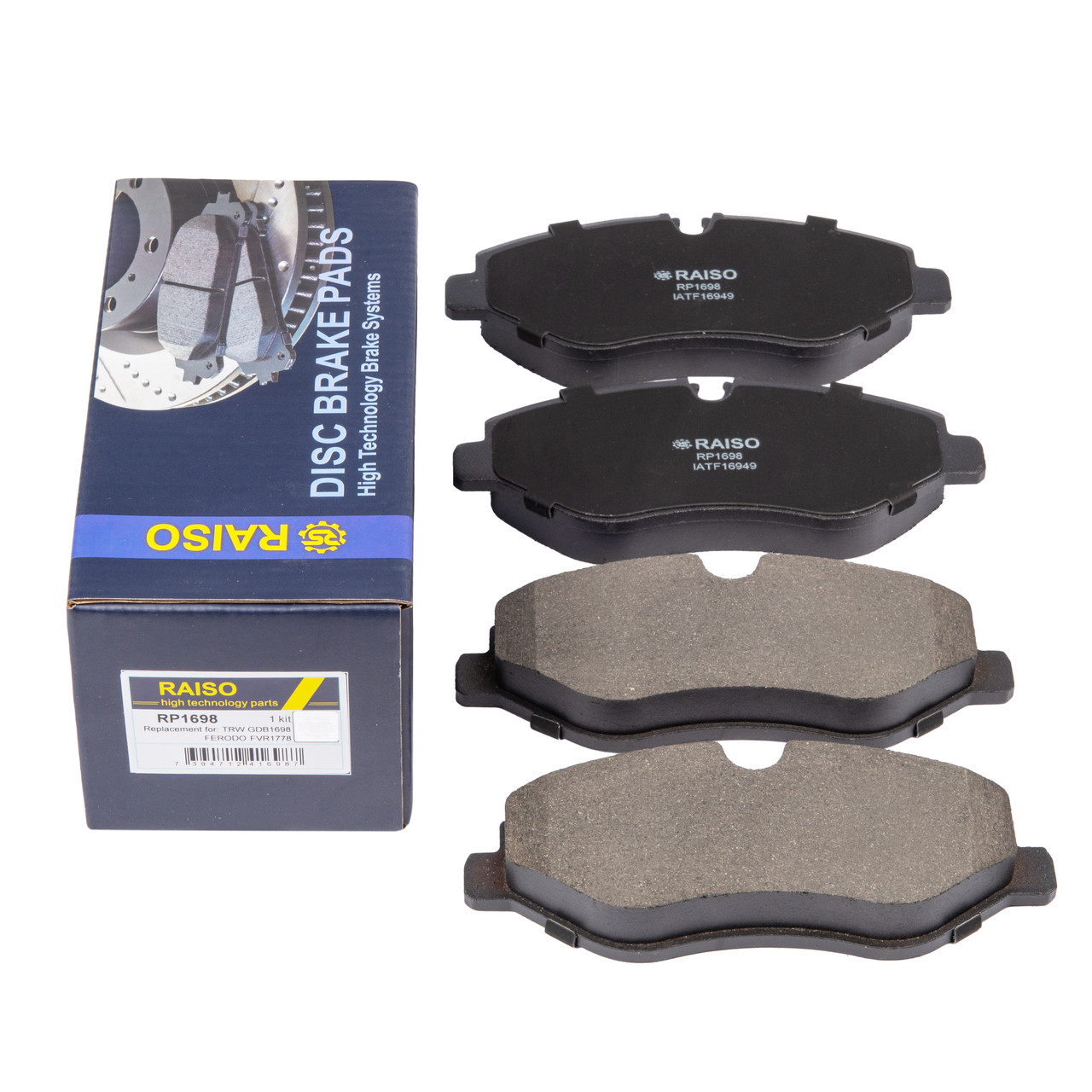 колодки спринтер Колодки тормозные передние Raiso(Швеция) Mercedes Sprinter