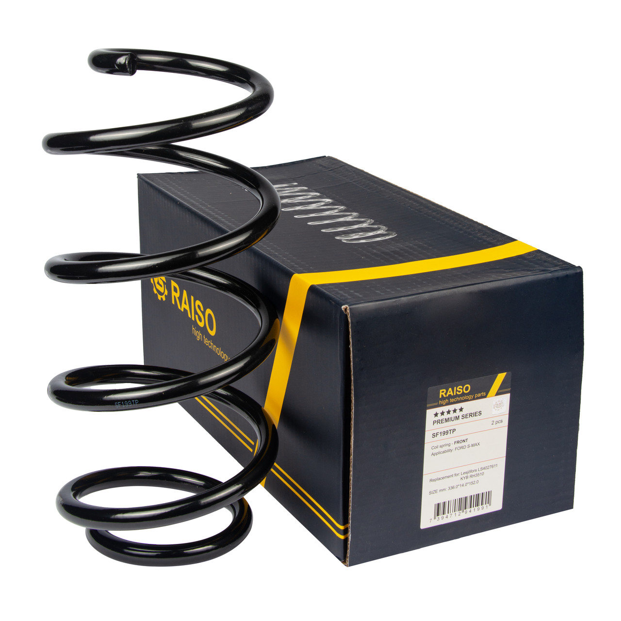 пружини передні форд с макс Пружина передняя Raiso (Швеция) Ford S-Max