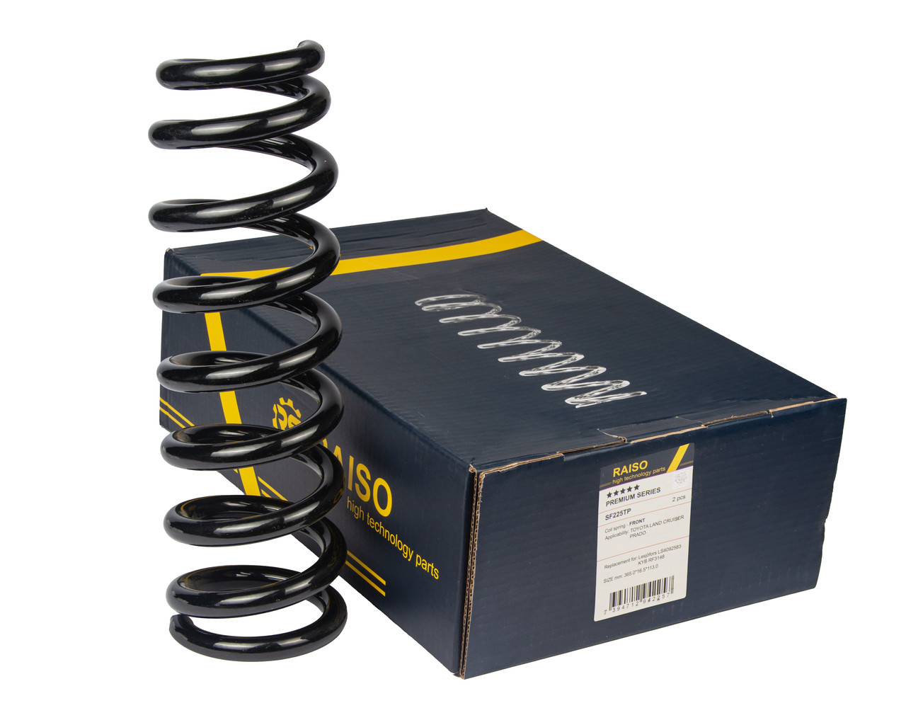 пружини передні тойота ленд крузер Пружина передняя Raiso (Швеция) Toyota Land Cruiser Prado