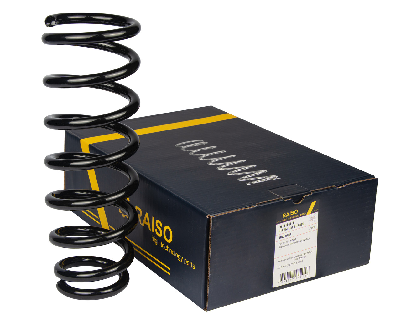 пружина хюндай соната Пружина задняя Raiso (Швеция) Hyundai Sonata V