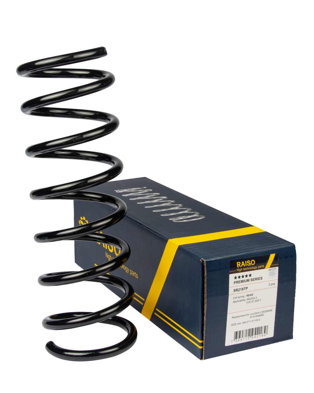 задні пружини на volvo s40 Пружина задняя Raiso (Швеция) Volvo S40 II