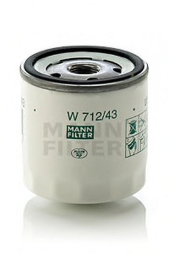 W71243 MANN-FILTER масляный фильтр