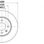 8DD355117981 HELLA PAGID тормозной диск