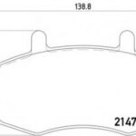 8DB355006391 HELLA PAGID комплект тормозных колодок