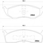 8DB355007941 HELLA PAGID комплект тормозных колодок
