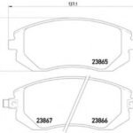 8DB355010211 HELLA PAGID комплект тормозных колодок