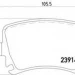 8DB355010601 HELLA PAGID комплект тормозных колодок