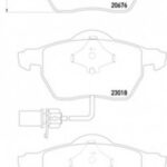 8DB355010731 HELLA PAGID комплект тормозных колодок