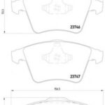 8DB355011171 HELLA PAGID комплект тормозных колодок
