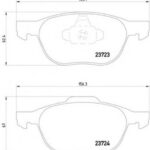 8DB355011191 HELLA PAGID комплект тормозных колодок