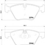 8DB355011321 HELLA PAGID комплект тормозных колодок