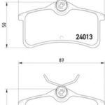 8DB355011511 HELLA PAGID комплект тормозных колодок