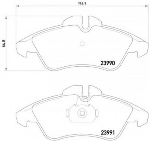 8DB355014481 HELLA PAGID комплект тормозных колодок