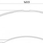 8DB355011751 HELLA PAGID комплект тормозных колодок