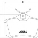 8DB355017711 HELLA PAGID комплект тормозных колодок