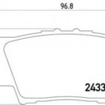 8DB355006881 HELLA PAGID комплект тормозных колодок