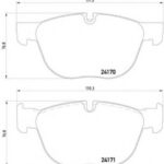 8DB355012541 HELLA PAGID комплект тормозных колодок