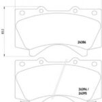 8DB355013151 HELLA PAGID комплект тормозных колодок