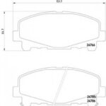 8DB355013881 HELLA PAGID комплект тормозных колодок