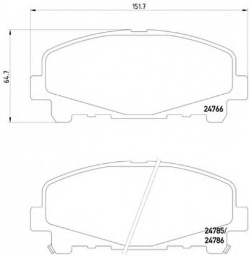 8DB355013881 HELLA PAGID комплект тормозных колодок