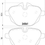 8DB355013921 HELLA PAGID комплект тормозных колодок