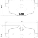 8DB355014361 HELLA PAGID комплект тормозных колодок