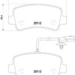 8DB355015301 HELLA PAGID комплект тормозных колодок