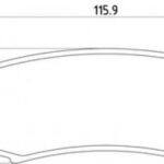 8DB355016831 HELLA PAGID комплект тормозных колодок