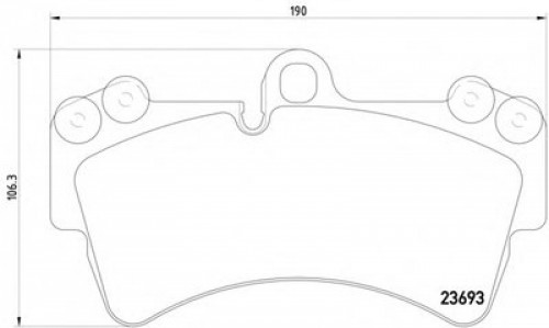 8DB355018691 HELLA PAGID комплект тормозных колодок