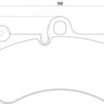 8DB355018701 HELLA PAGID комплект тормозных колодок