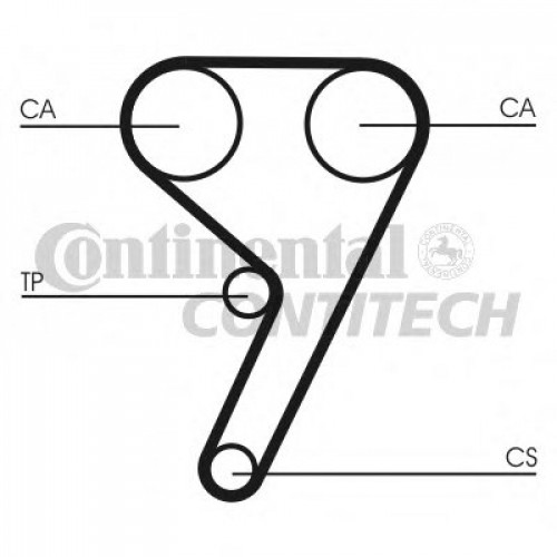 CT881 CONTITECH ремень грм