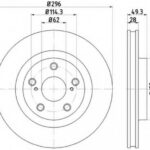 8DD355118561 HELLA PAGID тормозной диск