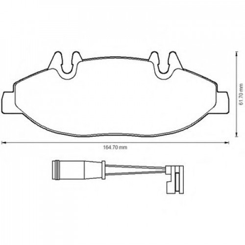 573221J JURID колодки гальмівні дискові