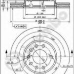 09699711 BREMBO тормозной диск