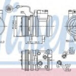 89275 NISSENS компресор кондиціонера aveo/kalos 1.2-1.5 02-