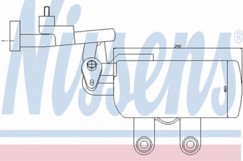 95385 NISSENS осушитель 95385 NISSENS осушитель