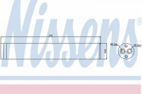 95438 NISSENS осушитель 95438 NISSENS осушитель