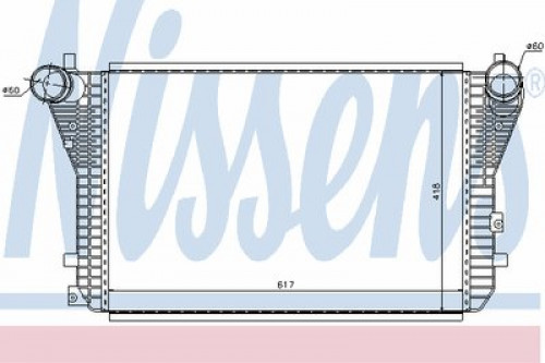96568 NISSENS интеркулер 96568 NISSENS интеркулер