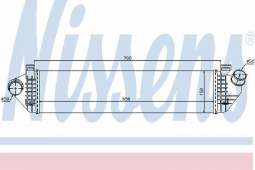 96721 NISSENS интеркулер