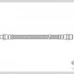 19018184 CORTECO тормозной шланг