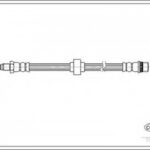 19025755 CORTECO тормозной шланг