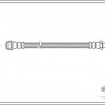 19025905 CORTECO тормозной шланг